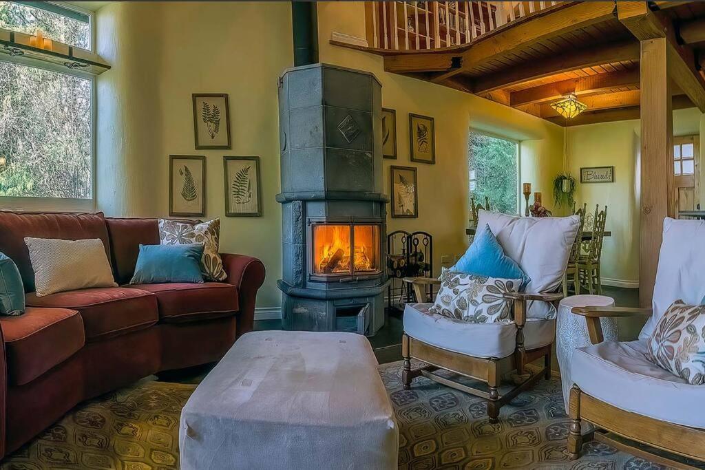 애쉬랜드 European Style Straw Bale Retreat 빌라 외부 사진